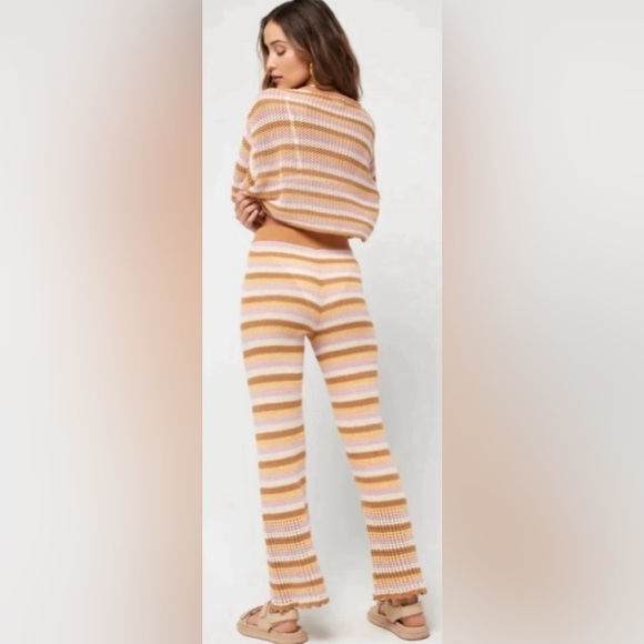 NWT L SPACE COAST IS CLEAR BLOUSE-TURN THE TIDE PANT (Part of Set) - Picture 5 of 5